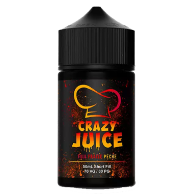 E-LIQUID FUJI ERDBEERE PFIRSICH CRAZY JUICE MUKK MUKK