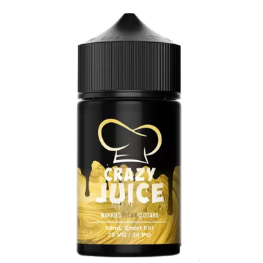 E-LIQUID MUKKIES PECAN CUSTARD CRAZY JUICE MUKK MUKK