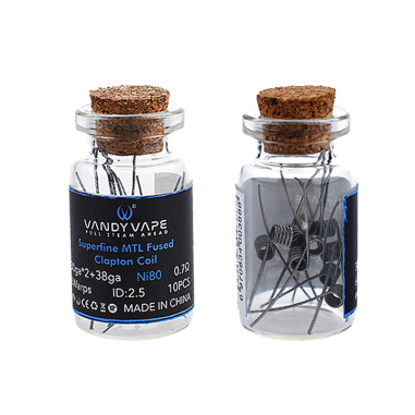 BOBINA SUPERFINE MTL FUSED CLAPTON 10PZ VANDY VAPE