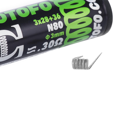 PACK OF 10 ALIEN NI80 COILS (28X3+36) WOTOFO