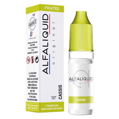 E-LIQUIDE CASSIS ALFALIQUID 10ml