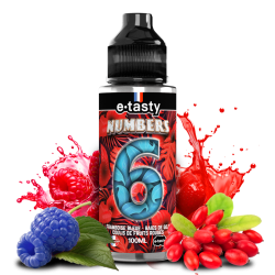 Nummern 06 E.Tasty 100 ml Himbeeren und rote Früchte