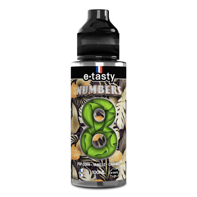 E-liquide Numbers 08 E.Tasty 100 ml