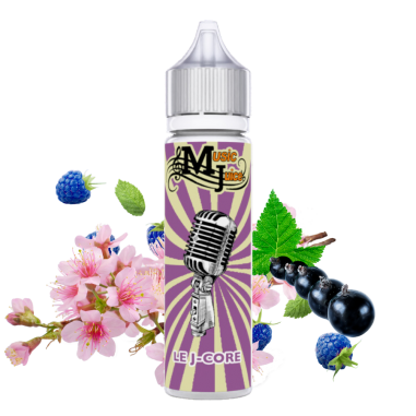 E-liquid J-core-Music Juice blackcurrant raspberry sakura 50ml