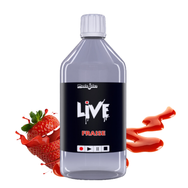 E-liquid 1L LIVE - Mono Strawberry flavouring