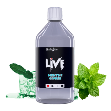 E-liquide 1L LIVE – Mono Arôme menthe givrée