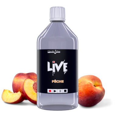 E-liquid 1L LIVE - Mono Peach flavour