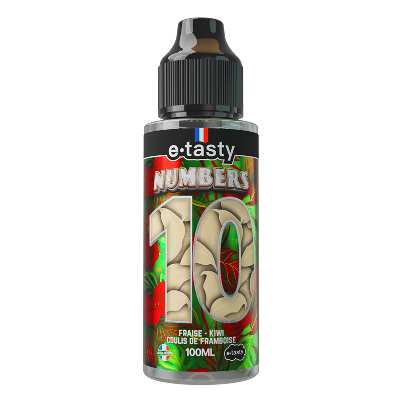 E-liquide Numbers 10 E.Tasty 100 ml