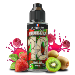 Numbers 10 E.Tasty 100 ml | Fraise, Kiwi & Framboise