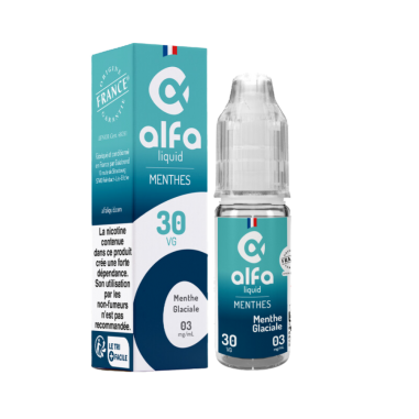 E-liquido ghiaccio menta alfaliquid