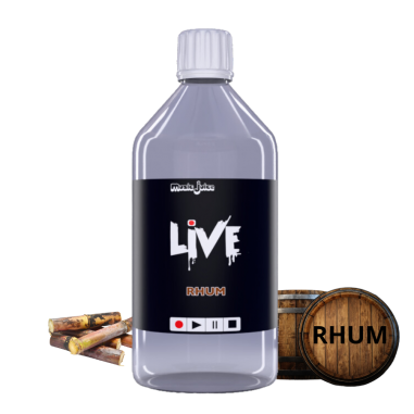 E-liquid Geschmack Rum 1l-LIVE