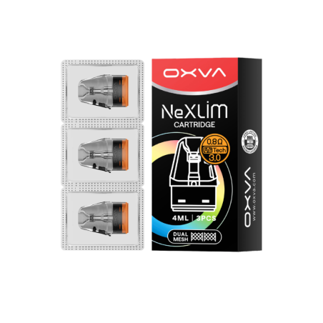 Cartridges NeXLIM Dual Mesh OXVA 4 ml - Pack of 3
