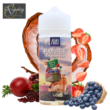 E-Liquid Heidelbeere Granatapfel und Erdbeere Panier du Marché 100 ml