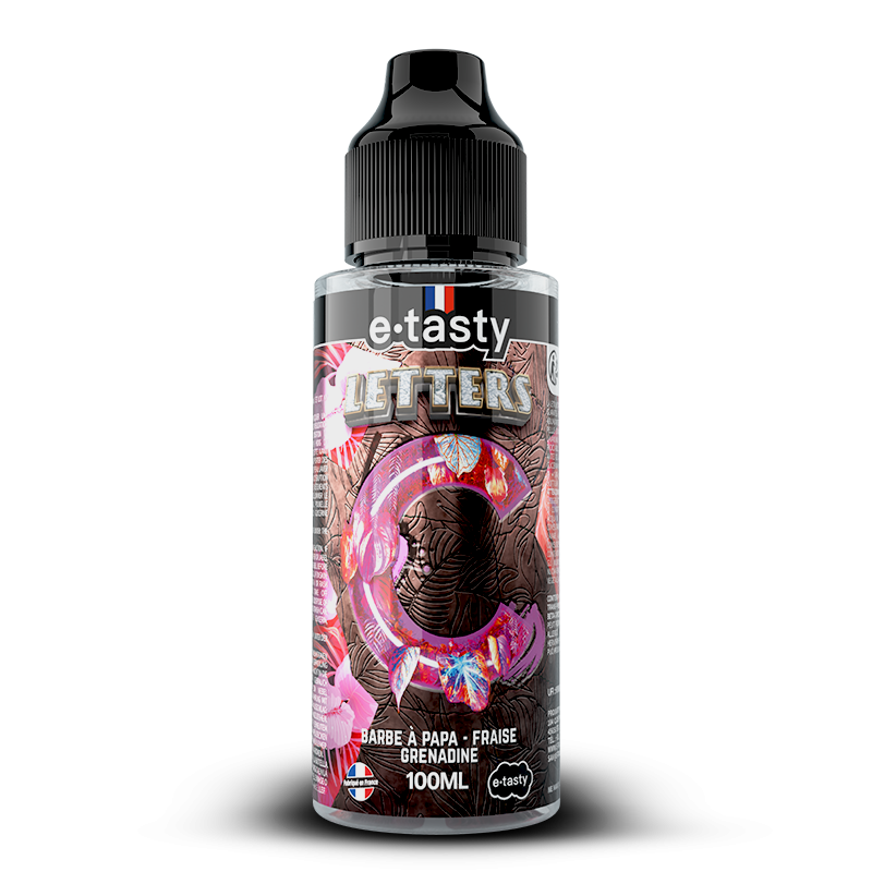Cartas C E.Tasty 100 ml *La barba de papá, fresa y granada*