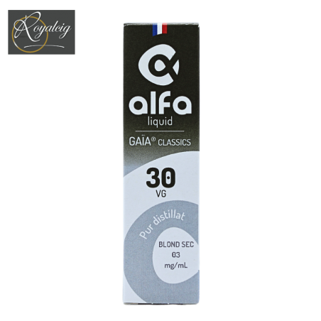"Blond Dry E-liquid Gaïa Classics 10ml neutral blond tobacco" - E-liquid Gaïa Classics 10ml neutral blond tobacco