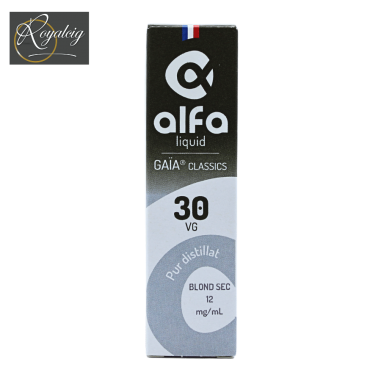 "Flacon Blond Sec Gaïa Classics 10ml - e-liquid classic pur destillat"