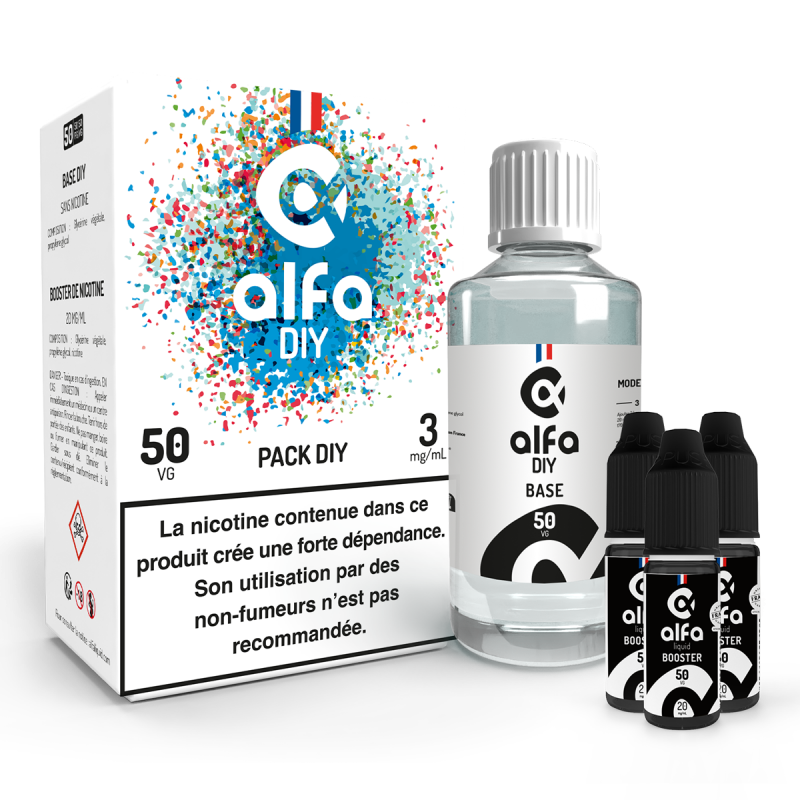 Pack DIY AlfaDIY 200 ml 50/50 – Alfaliquid