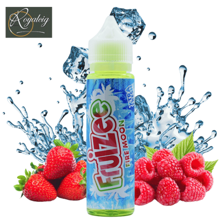 Bottle of Fire Moon Fruizee strawberry raspberry e-liquid