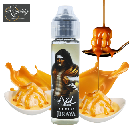 E-liquid Jiraya 50ml Ultimate A&L - Caramello isola galleggiante