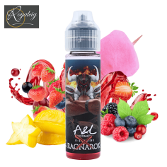 E-liquide Ragnarok X 50ml Ultimate A&L – Fruits rouges, carambole, barbe à papa, fraîcheur