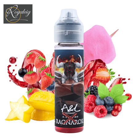 E-liquido Ragnarok X 50ml Ultimate A&L - Frutti rossi, carambola, zucchero filato, freschezza