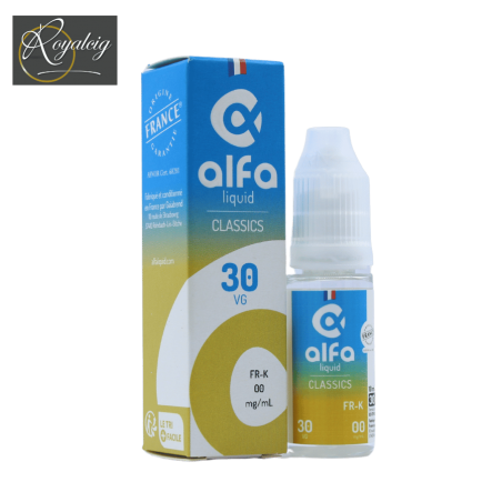 "E-liquid FR-K Alfaliquid 10ml aroma classico biondo sec"
