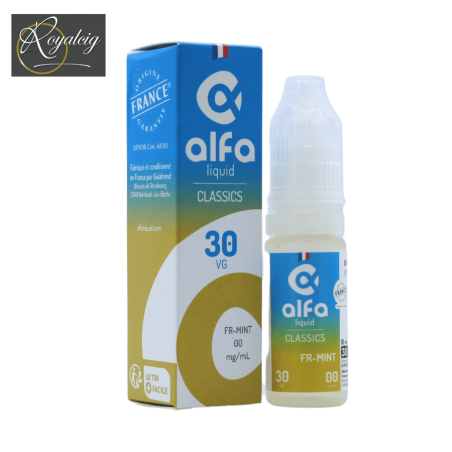 "E-liquid FR-Mint Alfaliquid 10ml gusto classico mentolo"