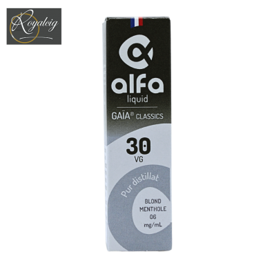 "E-liquide Gaïa Blond Mentholé sans sucre"