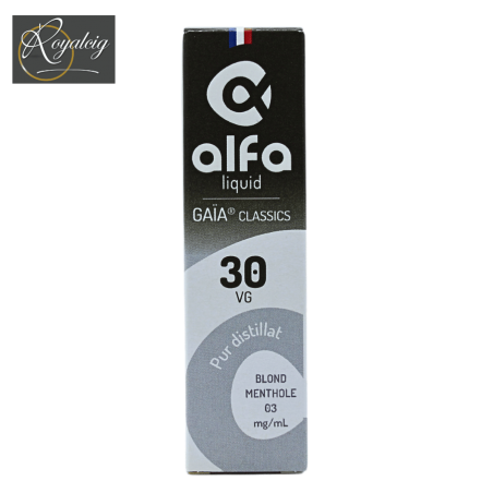 "E-liquid Blond Mentholé Gaïa Classics 10ml tabac mentholé" (tabaco mentolado)