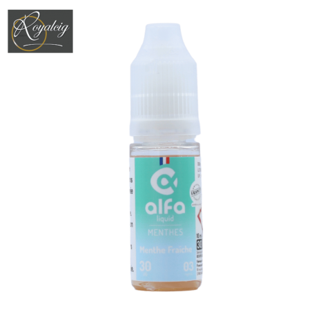 "E-liquid Alfaliquid mentolato senza tabacco