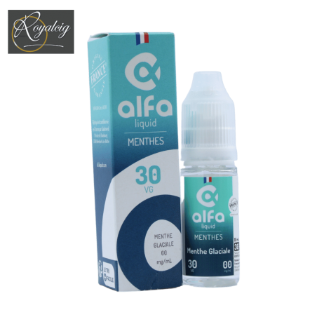 "E-líquido Glaciale Mint Alfaliquid 10ml ultra fresco"