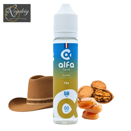 "E-liquide FR4 Alfaliquid 50ml shake and vape sans nicotine"