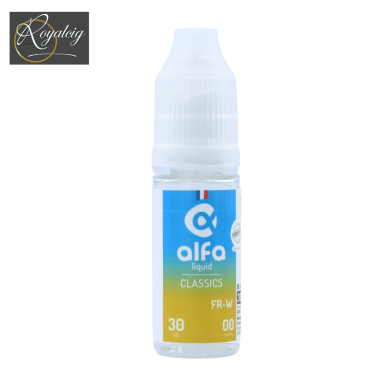 "Flacone da 10 ml di Alfaliquid FR-W American mild tobacco"