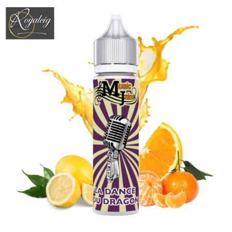 E-liquid La Dance du Dragon Music Juice 50ml - Fresh Lemon Orange Tangerine