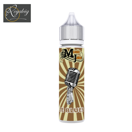 E-liquid Music Juice Le Blues - Tabac classic Haselnuss und Karamell - boosterfertig