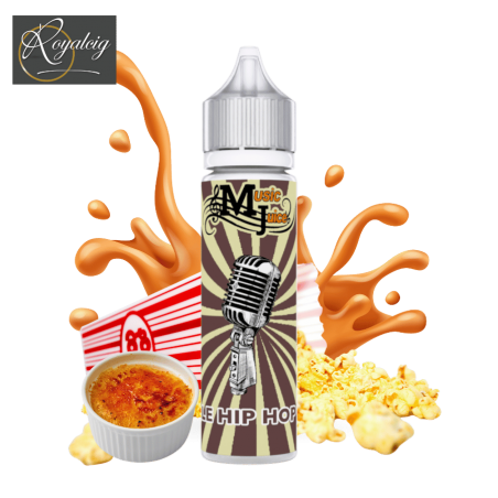 E-Liquid Le Hip Hop Music Juice 50ml - Popcorn, Crème brûlée, Karamell