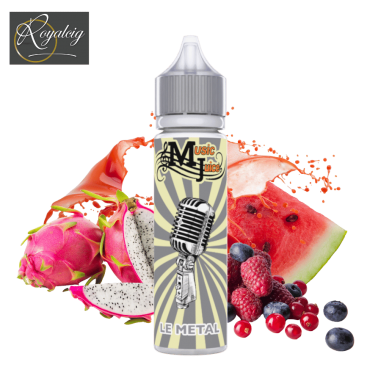 E-liquid Le Metal Music Juice 50ml - Frutti rossi, frutto del drago e cocomero