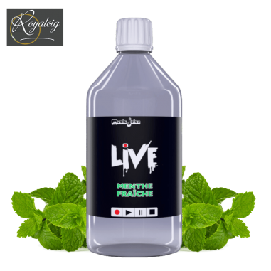 E-liquide Menthe Fraîche Music Juice 1L – Flacon