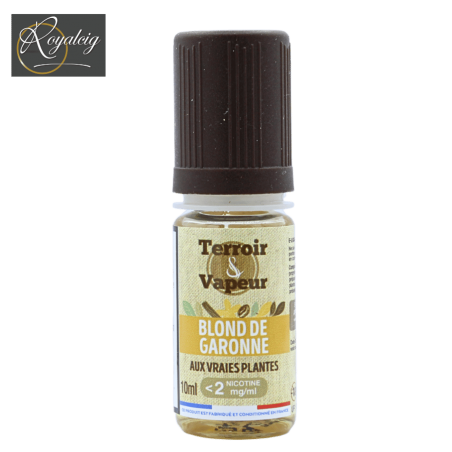 e-liquid Blond de Garonne 10ml - Flasche Terroir Vapeur