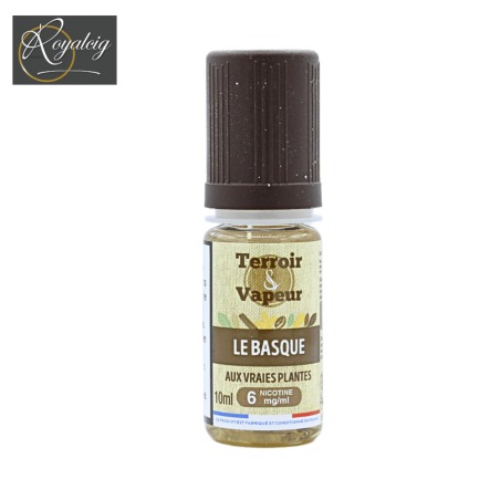 Flacon de Le Basque e-liquide par Terroir Vapeur