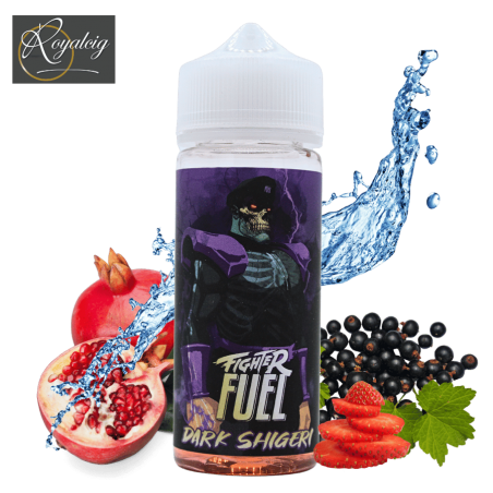 flacone "Dark Shigeri Fighter Fuel 100ml ribes nero, fragola e melograno"