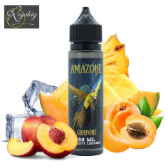 arômes du e-liquide Guaporé (pêche, melon, abricot, ananas, bibace)