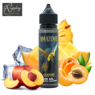 arômes du e-liquide Guaporé (pêche, melon, abricot, ananas, bibace)