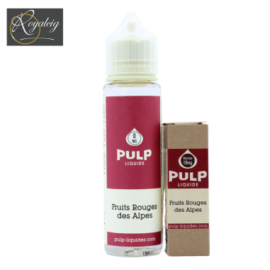 Alpine Red Fruits PULP 60ml pack - botella y boosters
