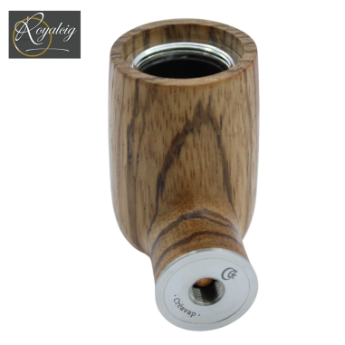 Photo de détail du bois zébrano – pipe électronique haut de gamme
