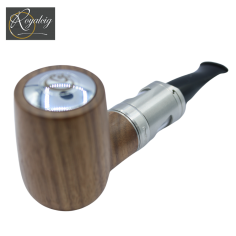 Kit pipe électronique complet BILLIARD en bois de noyer – Créavap