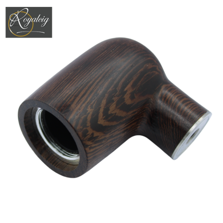 Focus on wenge wood - handmade electronic pipe
