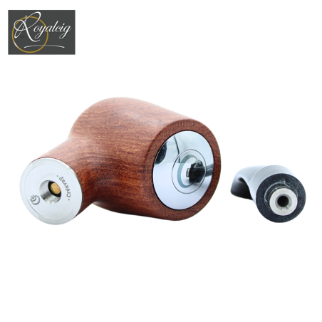 Bent Rosewood electronic pipe - Créavap rosewood