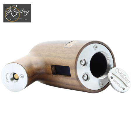 Gandalf electronic pipe in walnut wood - Créavap