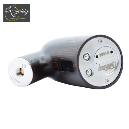 Interruptor de acero inoxidable e inserto de madera - epipe Gandalf artisanale